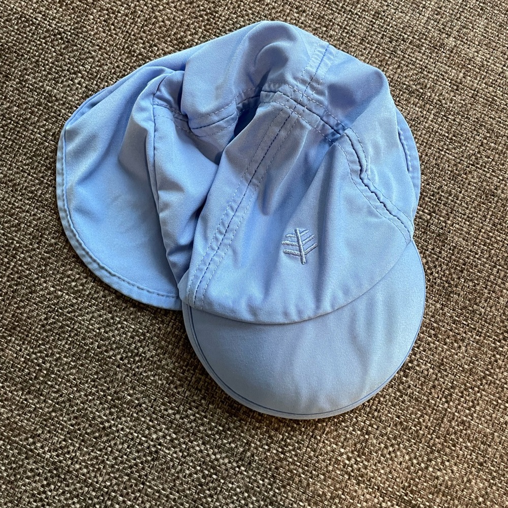 Blue Coolibar Sun Hat for Baby or Toddler 12-24 months